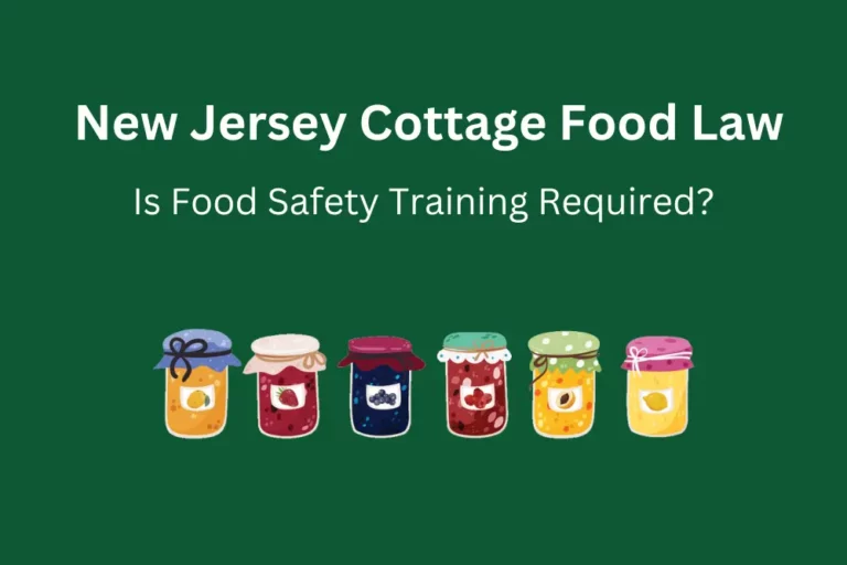 New Jersey cottage food law