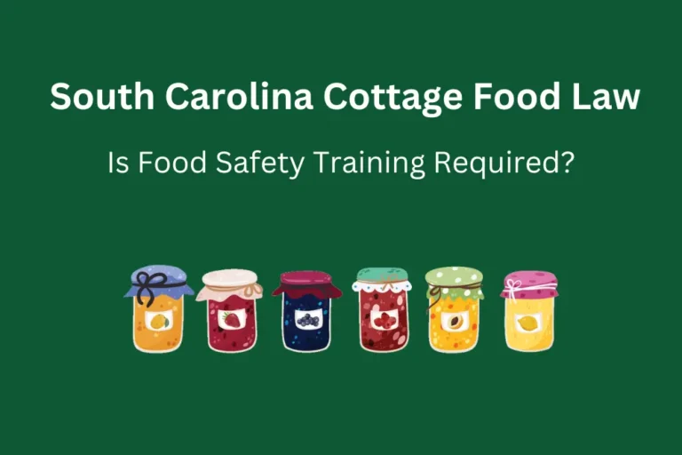 South Carolina cottage food law