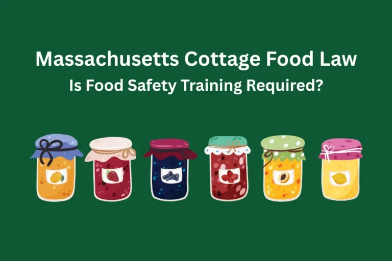 Massachusetts cottage food law