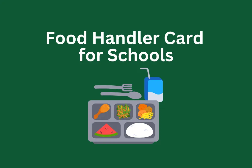 School food handlers card