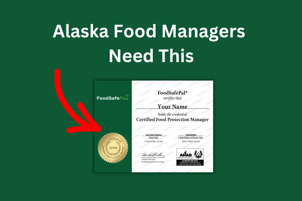 Alaska nursing home food manager certification