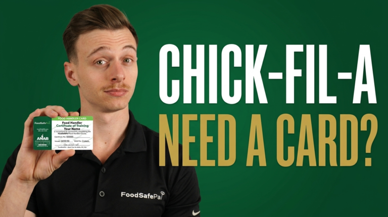 Chick-fil-A food handlers card