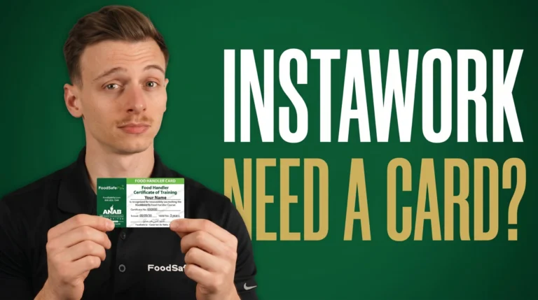 Instawork food handlers card