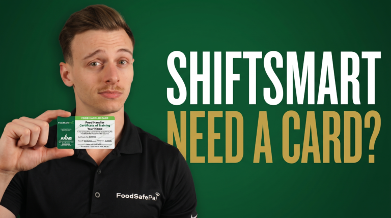Shiftsmart food handlers card